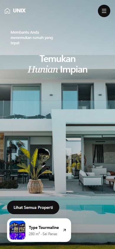 Tampilan mobile konsep Unix Property